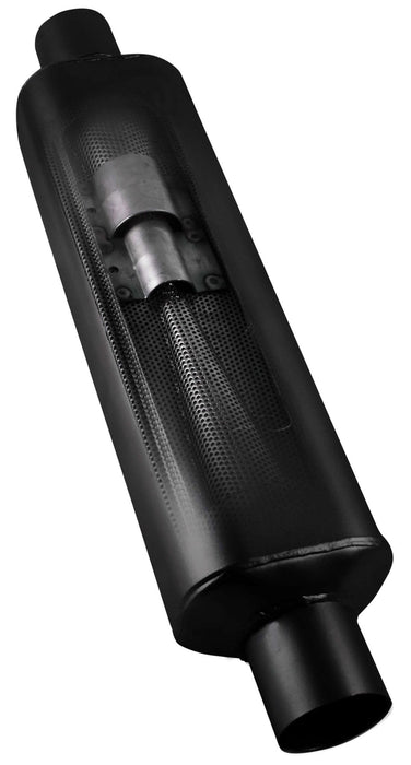 FLOWMASTER Oval, 2-1/2" Inlet/Outlet Hushpower HP-2 Muffler FLO12512409 Autofit