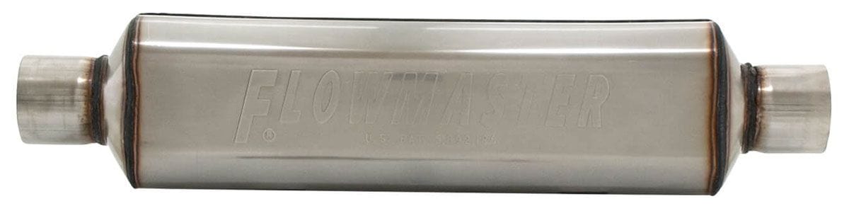 FLOWMASTER Oval, 2-1/2" Inlet/Outlet Hushpower Super HP-2 Muffler FLO12518304 Autofit
