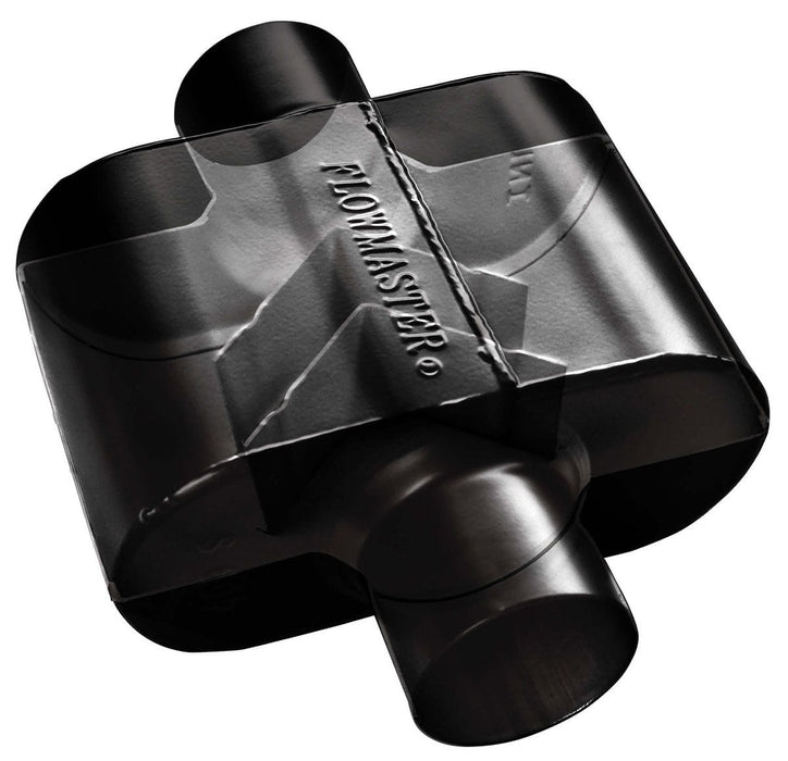 FLOWMASTER Oval, 3" Center Inlet / 2.5" Dual Offset Outlet Super 10 Series Muffler FLO8430152 Autofit