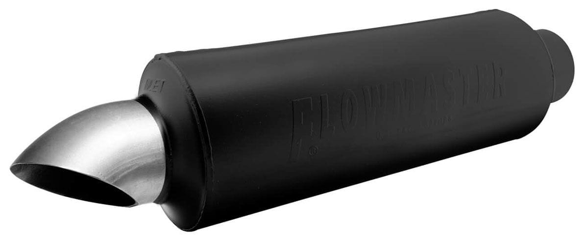 FLOWMASTER Round, 3-1/2" Inlet/Outlet Hushpower Pro Series turndown Muffler FLO13516101 Autofit