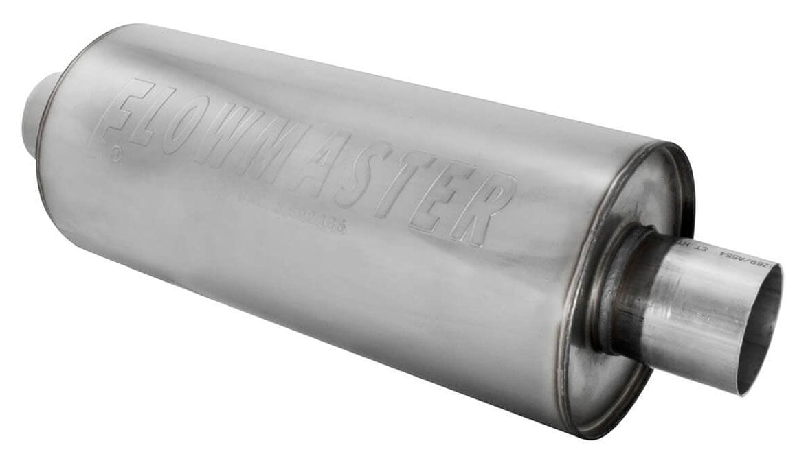 FLOWMASTER Round, 3" Inlet/Outlet DBX Series Hushpower Muffler FLO13014310 Autofit