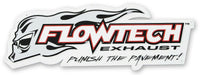 FLOWTECH Size: 18" x 7" Metal Sign with Flowtech Logo HO-FL10000FLT Autofit