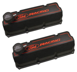 FORDPERF Suit Ford 302-351C Aluminium Valve Covers (Black) FMM-6582-Z351B Autofit