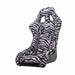 GANKO JP Seats Zebra Print / Large GANKO JP - STAUNCH FIXED BACK - GLITTER SILVER Autofit