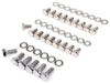 GARDENER Suit Ford 289-302W, 351W and 302-351C Hex Oil Pan Bolt Set, Chrome GW56232-H Autofit