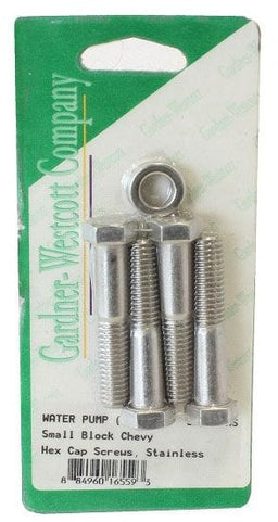 GARDENER Suit SB & BB Chev S/S Hex Long Water pump Bolt Kit GW56467-HS Autofit