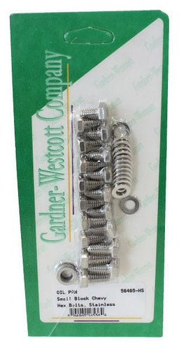GARDENER Suit SB Chev S/S Hex Oil Pan Bolt Set GW56465-HS Autofit