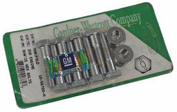 GARDENER Suit SB Chev Vortec With Bowtie Logo 86-On Chrome Hex Intake Manifold Bolt Set GW10-56700-H Autofit