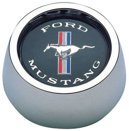 GRANT Brushed S/S 3 Spoke, Hardwood Grip. 4-1/8" Dish 15" Classic Steering Wheel With Mustang Horn Button GR966 Autofit