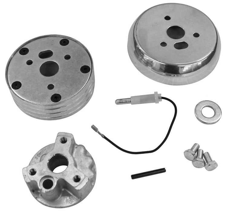 GRANT Suit Jeep, Oldsmobile, Pontiac, American Motors, Buick & Chevrolet Billet Polished Steering Wheel Installation Kit GR5162-1 Autofit