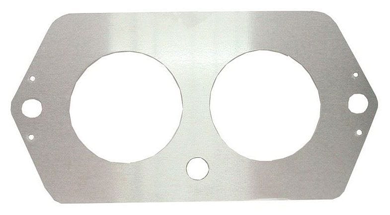 Hephner Racing Products 2-Gauge Holes, Ignition Switch Hole, Mounts With Dzus Fasteners Gauge Panel HRP-8361 Autofit