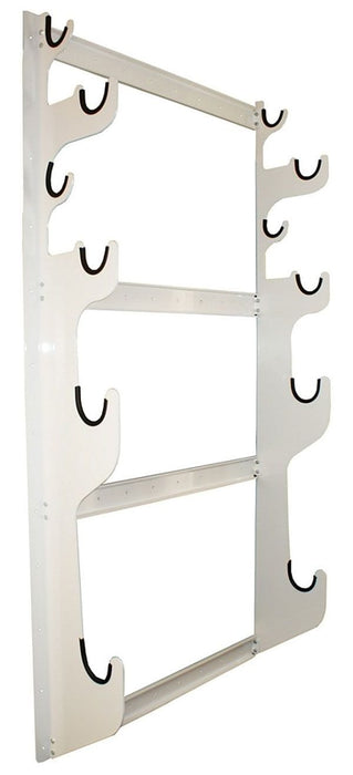 Hephner Racing Products Holds X2 Front & X2 Rear Assemblies, White Powder Coat Finish Wall Mount Axle Rack HRP-6773-WHT Autofit