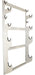 Hephner Racing Products Holds X2 Front & X2 Rear Assemblies, White Powder Coat Finish Wall Mount Axle Rack HRP-6773-WHT Autofit
