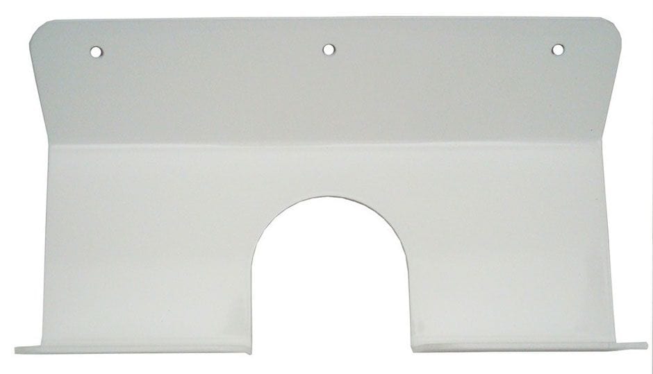 Hephner Racing Products Wall Mount, White Powder Coated Large Broom Holder HRP-6392 Autofit