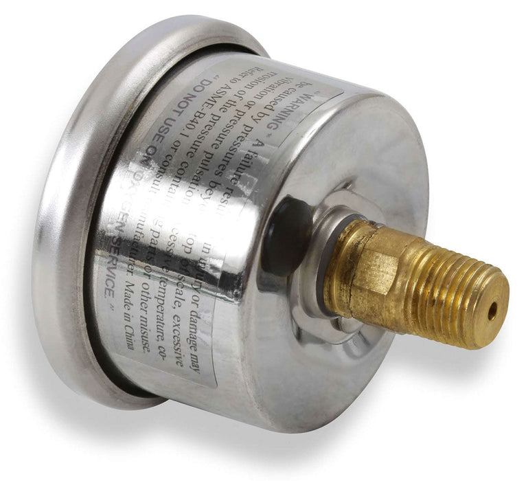 HOLLEY 0 - 15 PSI Liquid Filled Holley Mechanical Fuel Pressure Gauge HO26-504 Autofit
