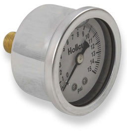 HOLLEY 0 - 15 PSI Liquid Filled Holley Mechanical Fuel Pressure Gauge HO26-504 Autofit