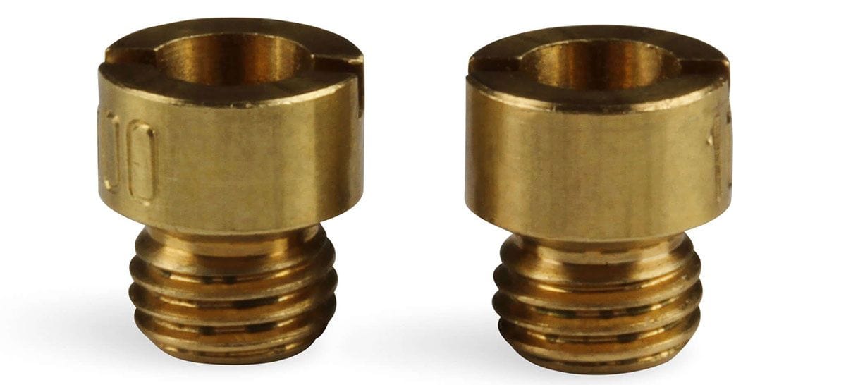 HOLLEY 1/4-32" Thread, .0855" Hole Size (Pair) Standard Main Jet #77 HO122-77 Autofit