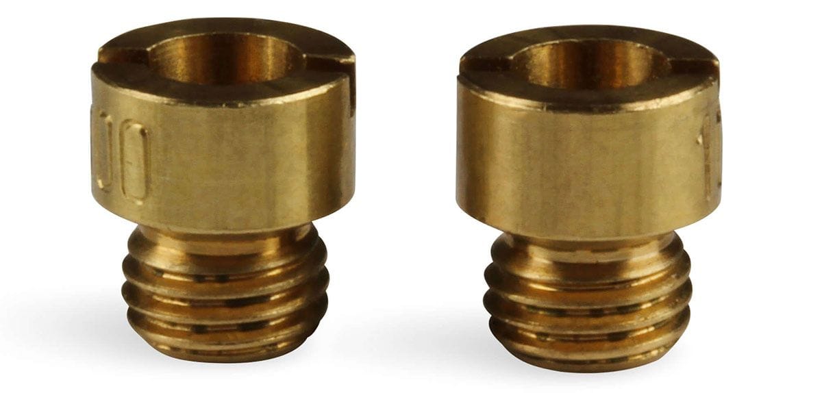 HOLLEY 1/4-32" Thread, .156" Hole Size (Pair) Standard Main Jet #110 HO122-110 Autofit