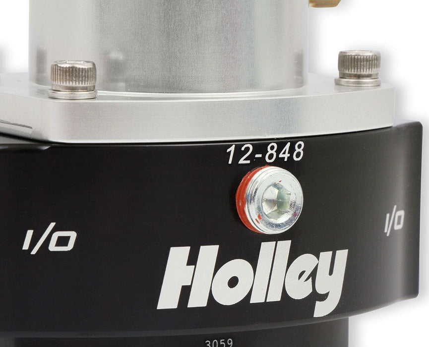 HOLLEY 15-65 PSI, x2 -10AN NPT Inlet/Outlet & x1 -8AN Return, With 1/8" Boos Dominator Billet Fuel Pressure Regulator HO12-848 Autofit
