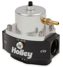 HOLLEY 15-65 PSI, x2 -10AN NPT Inlet/Outlet & x1 -8AN Return, With 1/8" Boos Dominator Billet Fuel Pressure Regulator HO12-848 Autofit