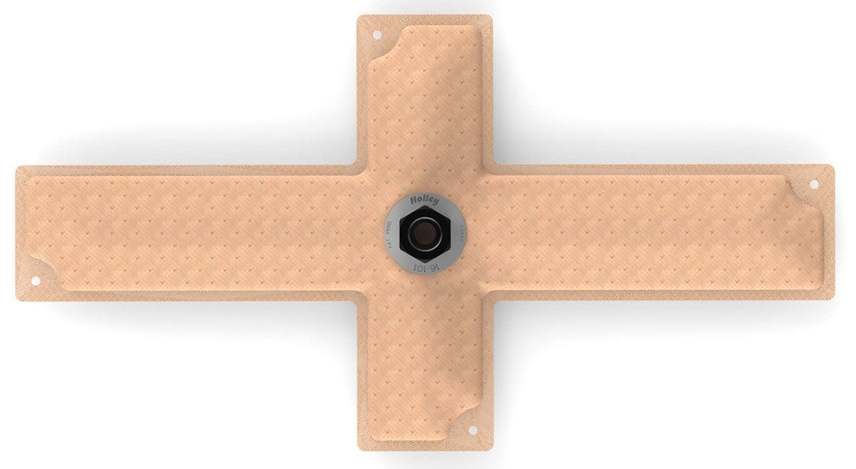HOLLEY 15" x 8" Cross, Center Pick-Up With 3/8" NPT Female Fitting Hydramat HO16-101 Autofit