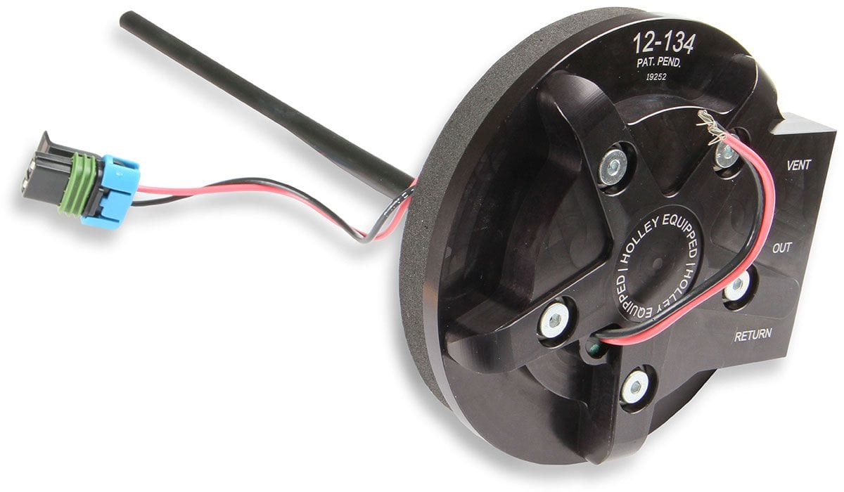 HOLLEY 255 LPH, 550HP EFI Or 700HP Carb @ 60 PSI Retrofit Intank Fuel Module - Returnless HO12-131 Autofit