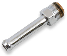 HOLLEY 3/8" hose to 5/8"-18 inverted Chrome Universal Straight Fuel Line Fitting HO34-21 Autofit