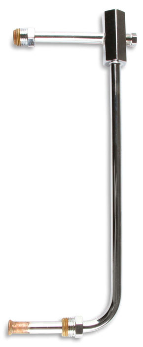 HOLLEY 5/8-18 inverted flare inlet. 9.25" center to center. Chrome Fuel Line For Holley Model 4150 Carburettor HO34-150 Autofit