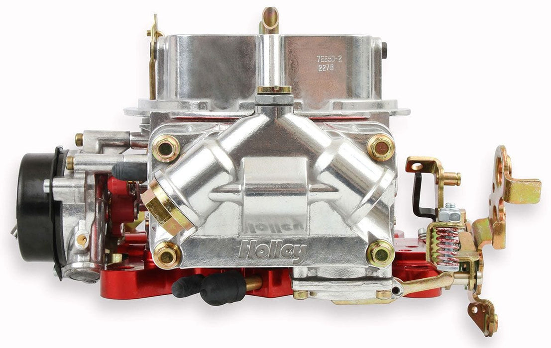 Holley 650 CFM Ultra Double Pumper 4-Barrel Carburettor - Red Autofit