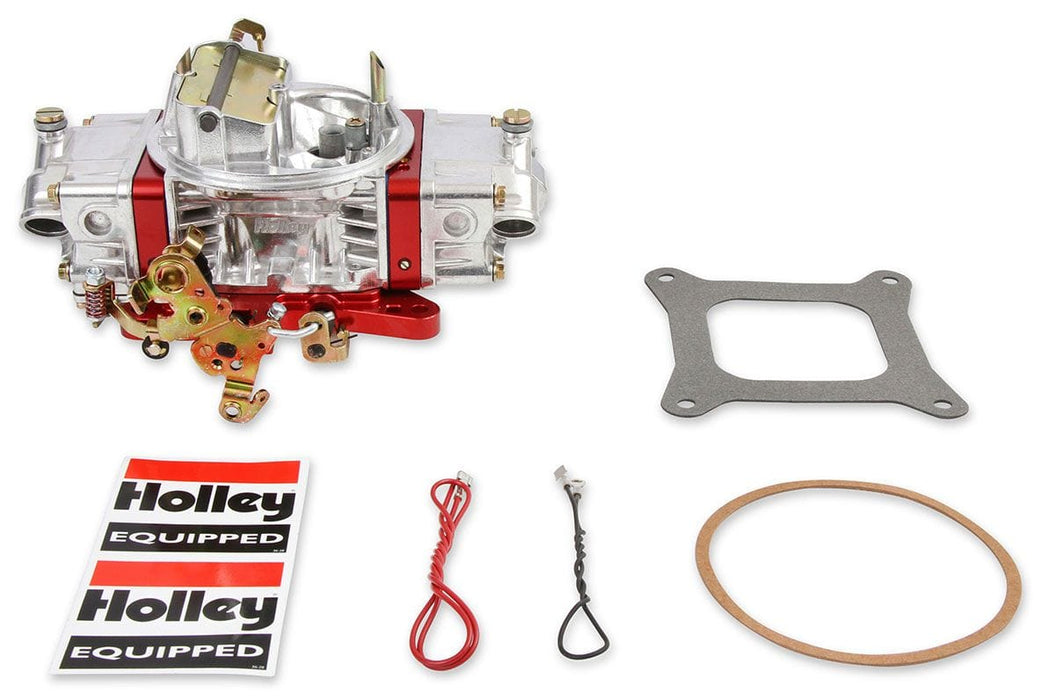 Holley 650 CFM Ultra Double Pumper 4-Barrel Carburettor - Red Autofit