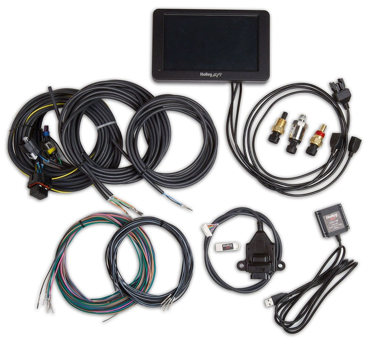 HOLLEY 7" Digital Dash, Compact & Fully Customizable Stand Alone Digital Dash Kit HO553-109 Autofit