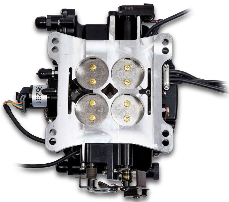 HOLLEY 800 cfm 8 Injector Throttle Body, 675 HP N/A, 1250 HP Forced Induction Sniper EFI 4BBL Self Tuning System - Black Finish HO550-513 Autofit