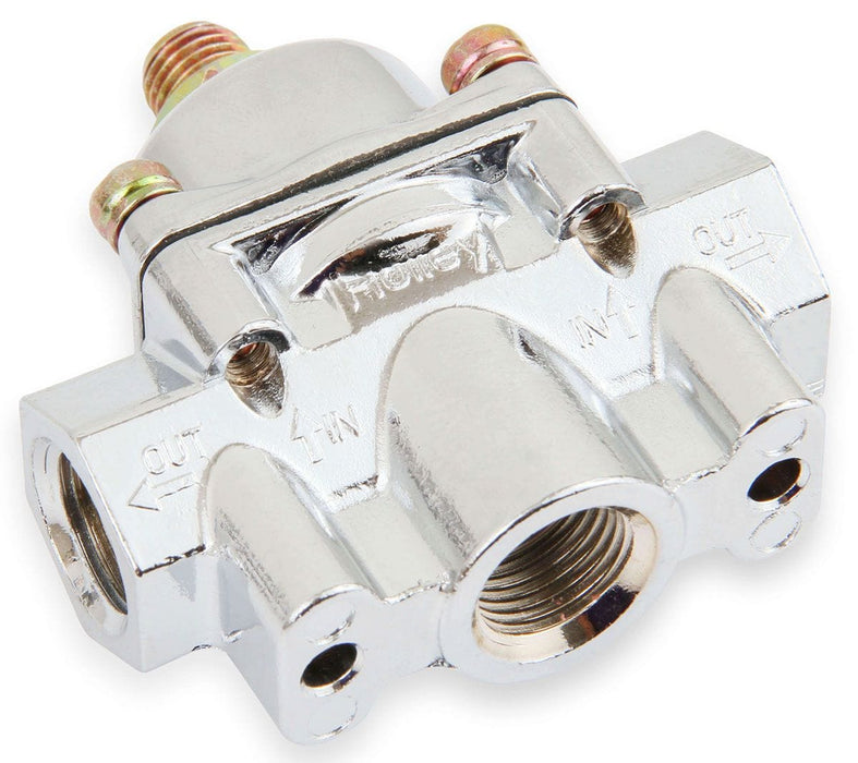 HOLLEY Adjustable From 1 Psi To 4 Psi, Suit Carburettor Application Only Holley Red 2-Port Regulator HO12-804 Autofit
