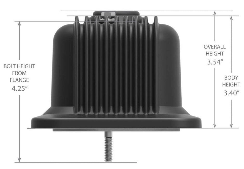 HOLLEY Black Center Bolt Suit SB Chev Vintage Series Fined Valve Covers HO241-247 Autofit