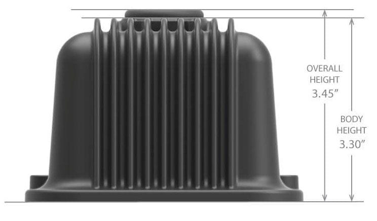 HOLLEY Black Suit SB Chev Vintage Series Fined Valve Covers HO241-242 Autofit