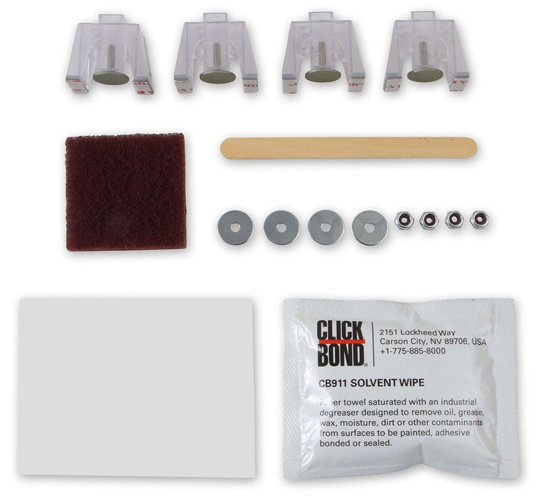 Holley Click Bond style Install Kit for Steel/Aluminum Fuel Tanks Hydramat Install Kit HO16-201 Autofit