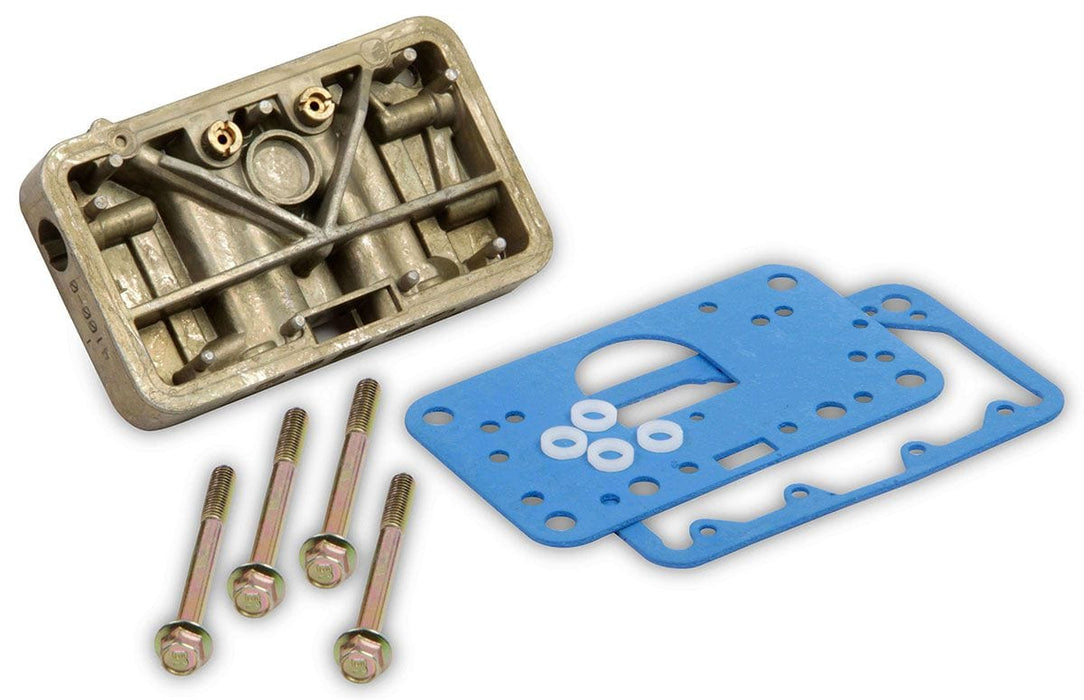 HOLLEY Designed for 4160 carburettors with center hung float bowls only Holley Metering Block Conversion Kit HO34-13 Autofit