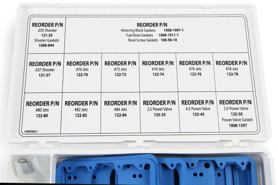 HOLLEY Holley Tuning/Calibration Kit For Double Pump Carburettor HO36-182 Autofit
