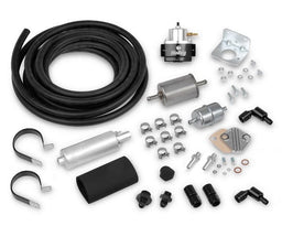 Holley Includes: Fuel Pump, Filters, Regulator, Black Hose & Hose Ends EFI Fuel System Kit HO526-4 Autofit