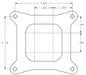 HOLLEY Mechanical Secondaries. Manual Choke. 4150 Series 600 CFM 4-Barrel Carburettor HO0-80592S Autofit