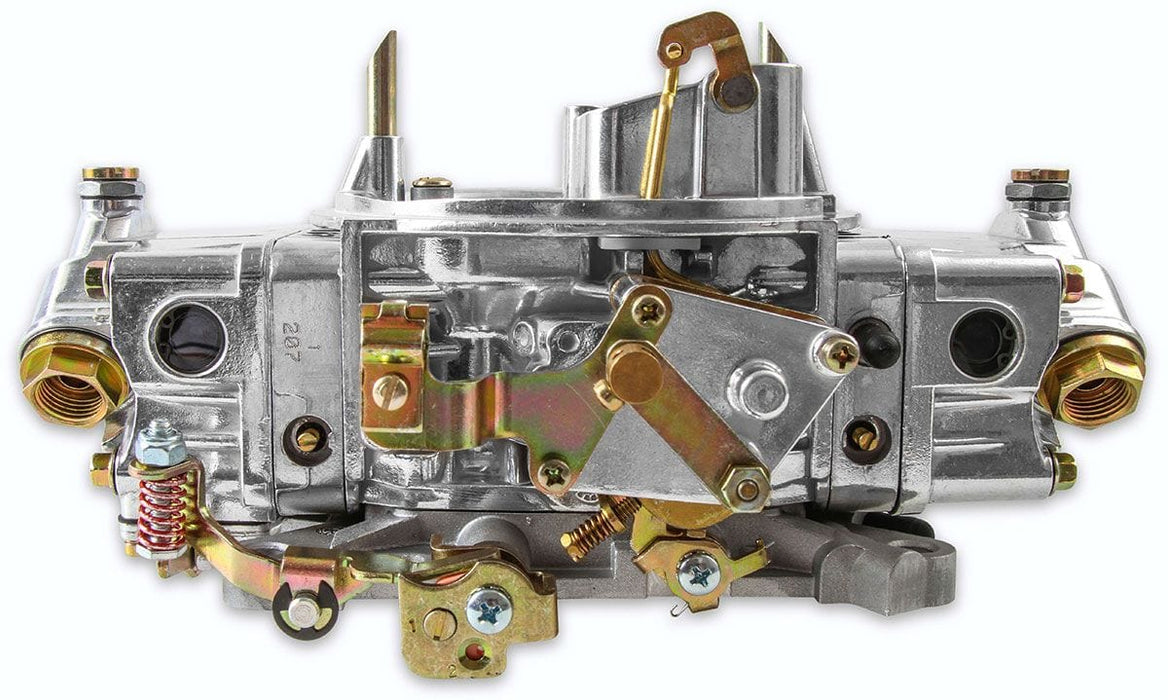 HOLLEY Mechanical Secondaries. Manual Choke. 4150 Series 600 CFM 4-Barrel Street/Strip Carburettor - Shiny Finish HO0-4776S Autofit