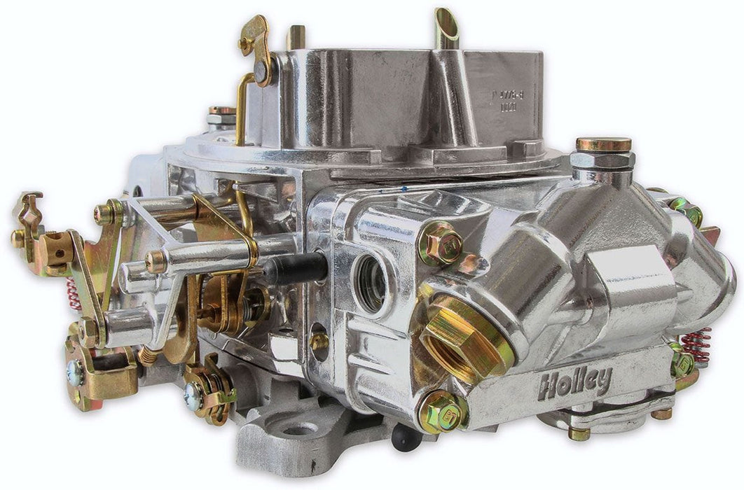 HOLLEY Mechanical Secondaries. Manual Choke. 4150 Series 600 CFM 4-Barrel Street/Strip Carburettor - Shiny Finish HO0-4776S Autofit