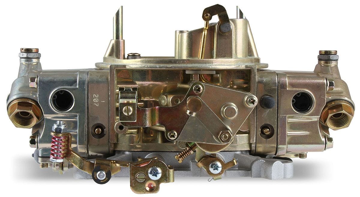 HOLLEY Mechanical Secondaries. Manual Choke. 4150 Series 650 CFM 4-Barrel Street/Strip Carburettor - Classic Finish HO0-4777C Autofit