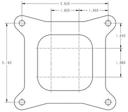 HOLLEY Mechanical Secondaries. Manual Choke. 4150 Series 650 CFM 4-Barrel Street/Strip Carburettor - Classic Finish HO0-4777C Autofit