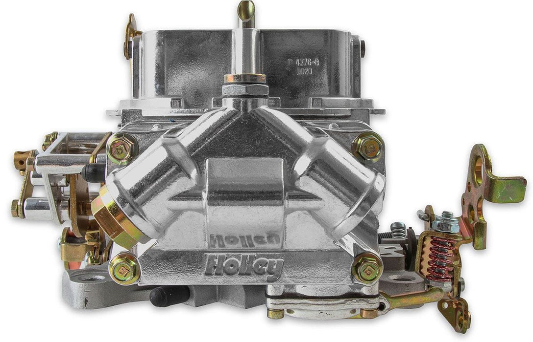 HOLLEY Mechanical Secondaries. Manual Choke. 4150 Series 650 CFM 4-Barrel Street/Strip Carburettor - Shiny Finish HO0-4777S Autofit