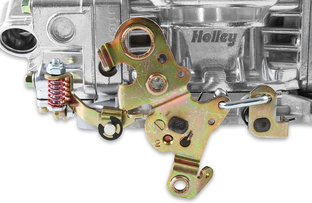 HOLLEY Mechanical Secondaries. Manual Choke. 4150 Series 650 CFM 4-Barrel Street/Strip Carburettor - Shiny Finish HO0-4777S Autofit