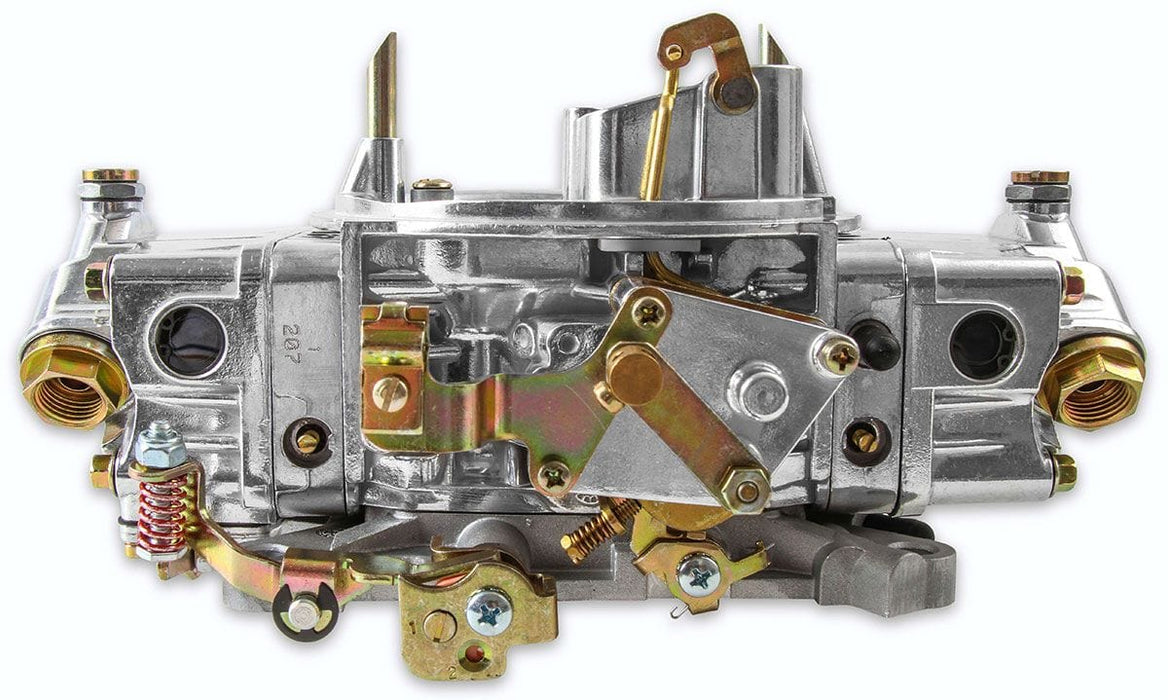 HOLLEY Mechanical Secondaries. Manual Choke. 4150 Series 750 CFM 4-Barrel Street/Strip Carburettor - Shiny Finish HO0-4779S Autofit