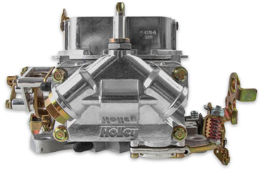 HOLLEY Mechanical Secondaries. Manual Choke. 4150 Series 750 CFM 4-Barrel Street/Strip Carburettor - Shiny Finish HO0-4779S Autofit