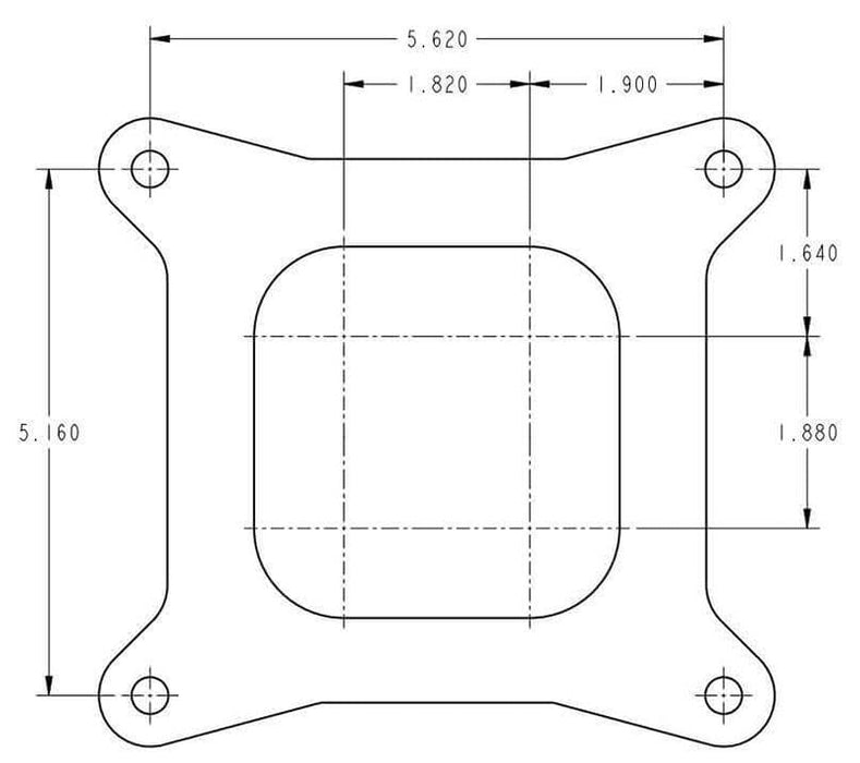 HOLLEY Mechanical Secondaries. Manual Choke. 4150 Series 750 CFM 4-Barrel Street/Strip Carburettor - Shiny Finish HO0-4779S Autofit