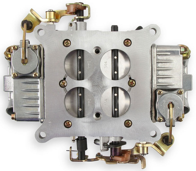 HOLLEY Mechanical Secondaries. Manual Choke 600 CFM 4-Barrel Blower Carburettor - Shiny Finish HO0-80575S Autofit